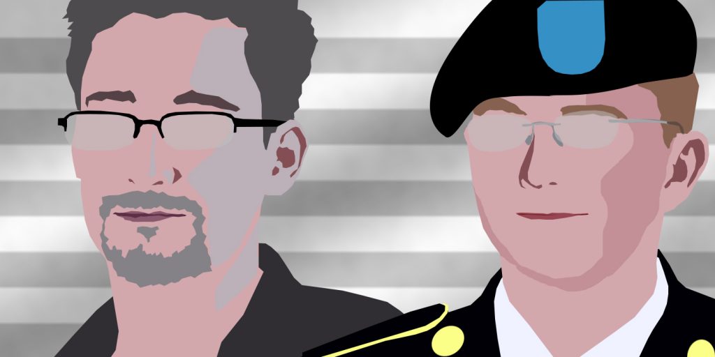 Chelsea Manning and Edward Snowden have become heroes in the eyes of many Americans weary of big government- but did they really commit the same crime at all? (Photo Credit: http://cherispeak.wordpress.com)