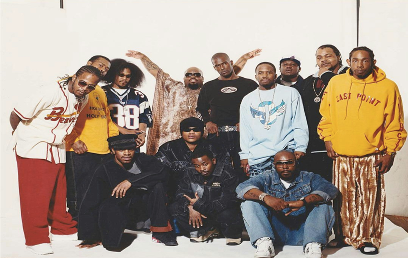 Atlanta-based rap collective Dungeon Family. Notable Members include André 3000, Big Boi, CeeLo Green, and Killer Mike.